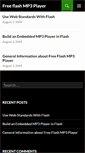 Mobile Screenshot of freeflashmp3player.com
